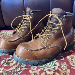 Red Wing mock toe
